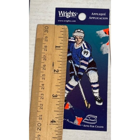 Wrights Sports Iron On Appliqué Patches Lot Soccer Ice Skate Hockey Baseball - Picture 7 of 9